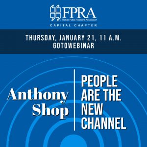 Capital Chapter presents Anthony Shop: People are the New Channel (Webinar) @ GoToWebinar |  |  | 