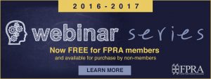 2016 to 2017 Webinar series, now FREE for members and available for purchase by non-members. Learn More button