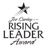 Joe Curley APR, CPRC Rising Leader Award logo