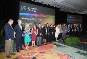 Past FPRA presidents are honored at an Annual Conference luncheon in 2015