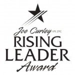 Joe Curley Rising Leader Award logo