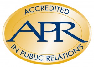 Accredited in Public Relations APR logo