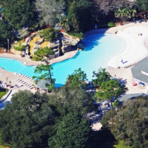 Innisbrook Gold & Spa resort, overhead view of pool