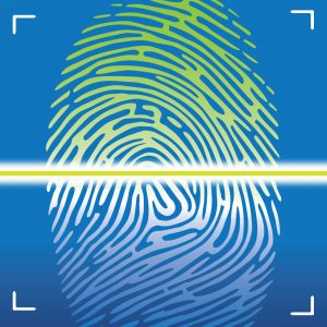 Close-up of a fingerprint