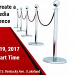 How to Create a VIP Media Experience. Wednesday, April 19, 2017, 7:30 AM start time. Fresco's Underground Speakeasy, 132 S. Kentucky Ave, Lakeland. Firehouse Subs, Liz Anderson, Sr. Public Relations Manager, Firehouse of America, LLC banner