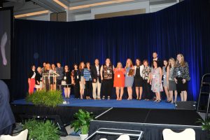 Central West Coast chapter of the year awards 2017 on stage