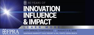 80 Years of Innovation, Influence, and Impact, 80th Annual Conference on August 5 to 8, 2018 at Sawgrass Marriott Golf Resort and Spa, Ponte Vedra Beach, Learn More button