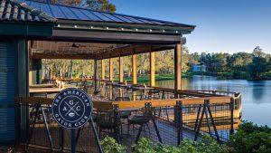 The American Gator Club outdoor patio dining