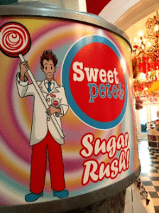 Sweet Pete's Sugar Rush! logo