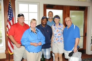 FPRA members in golf attire, polo shirts and shorts