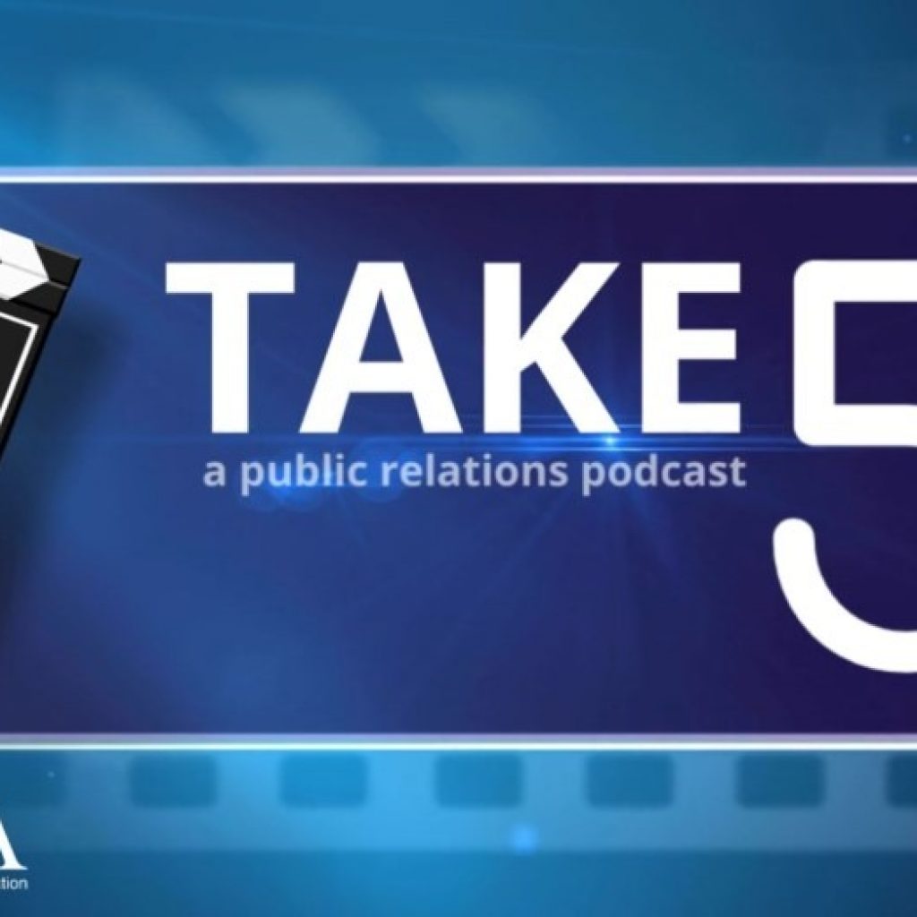 Take 5: A Public Relations Podcast presentation slide