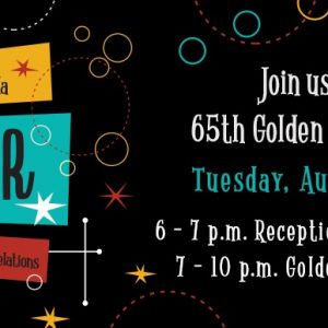 2022 Golden Image Awards Gala, Cosmic PR: Accelerating Excellence in Public Relations. Join us for the 65th Golden Image Awards. Tuesday, August 9, 2022. 6 to 7 PM Reception of the Presidents. 7 to 10 PM Golden Image Award Banquet banner