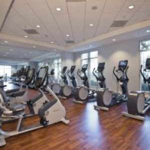 Waldorf Astoria Orlando fitness room with stationary bikes