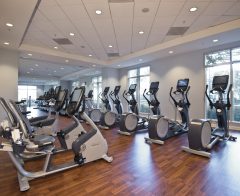 Waldorf Astoria Orlando fitness room with stationary bikes