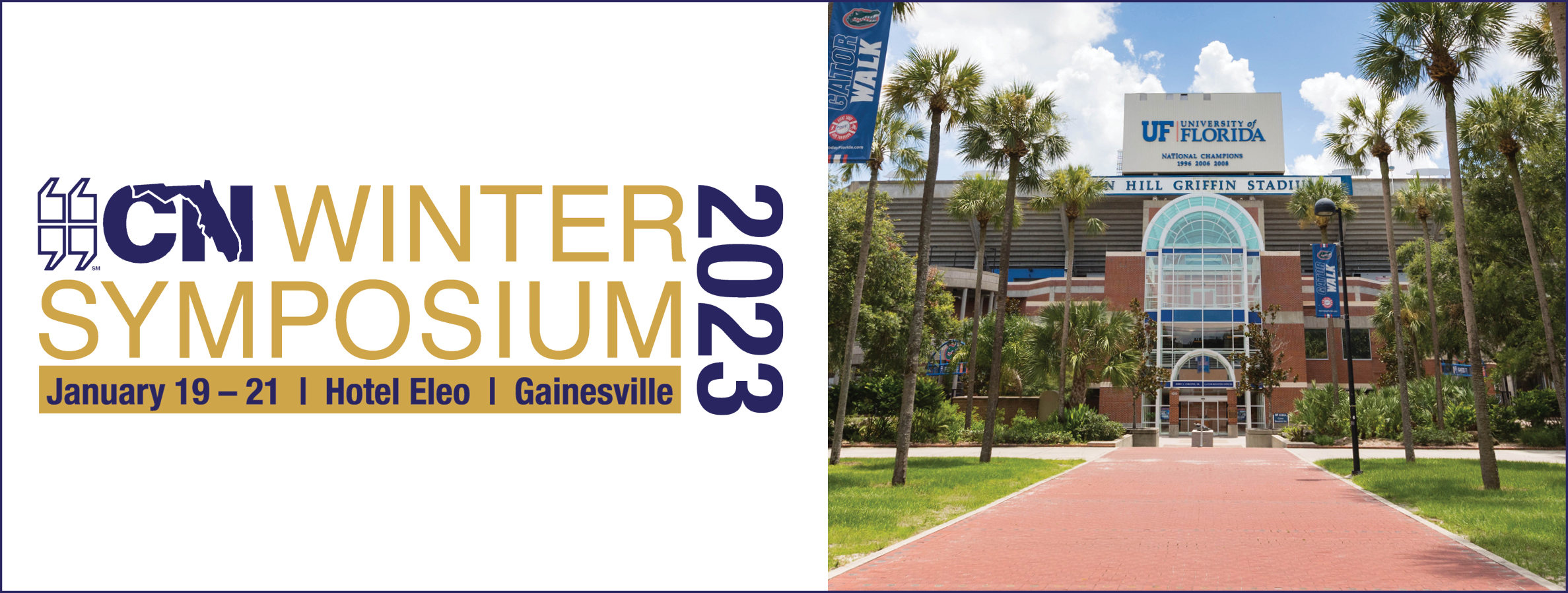 CN Winter Symposium, January 19 to 21, 2023. Hotel Eleo, Gainesville banner