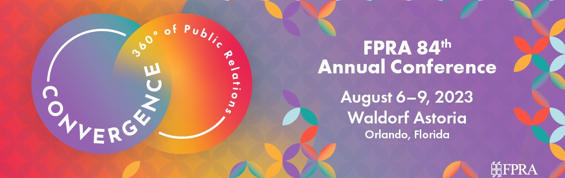 Save the Date FPRA 84th Annual Conference. August 6 to 9, 2023. Waldorf Astoria, Orlando, Florida banner