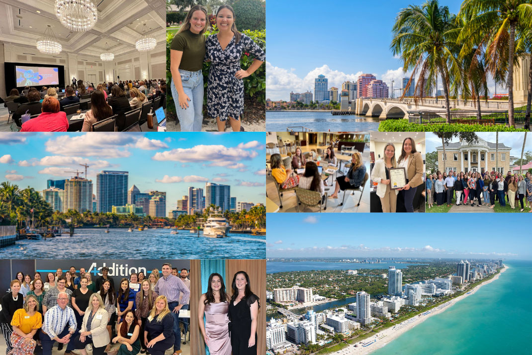 FPRA South Florida Chapter collage of photos with scenery, members posing together, and presentations